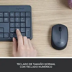 Imagen de TECLADO Y MOUSE LOGITECH INALAM MK235 WIRELESS