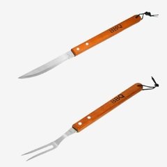 Set X2 Parrillero Cuchillo Y Tenedor