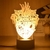 Luz nocturna 3D de Harry Potter: Mesa creativa con diseño de figura de Anime LED para decoración en internet