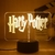Luz nocturna 3D de Harry Potter: Mesa creativa con diseño de figura de Anime LED para decoración - Olivanders Shop