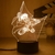 Luz nocturna 3D de Harry Potter: Mesa creativa con diseño de figura de Anime LED para decoración