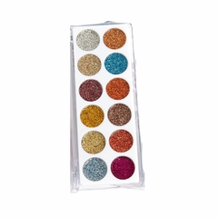 Paleta de Sombras Glitter 12 Cores Vivai - comprar online