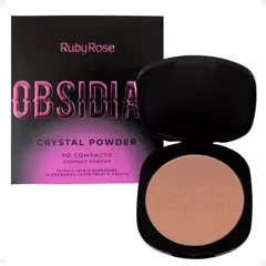 Pó Compacto Crystal Powder Obsidian Ruby Rose na internet