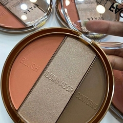 Blush Iluminador e Contorno Multiface Vivai - Nalu Make