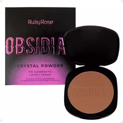 Pó Compacto Crystal Powder Obsidian Ruby Rose - loja online