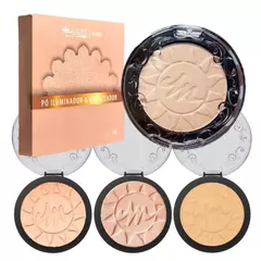 Pó Iluminador e Bronzeador Cores 4 5 e 6 Max Love