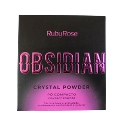 Pó Compacto Crystal Powder Obsidian Ruby Rose na internet