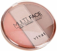 Blush Iluminador e Contorno Multiface Vivai - comprar online