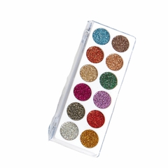 Paleta de Sombras Glitter 12 Cores Vivai na internet