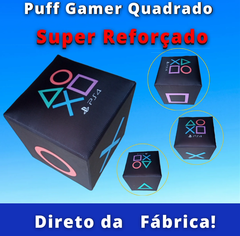 Banner da categoria Puff Quadrado Gamer Ps4