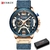 Relógio Masculino luxo Curren Pulseira em Couro - loja online