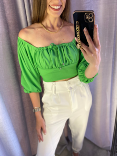 CROPPED ROMA VERDE - Use Lauth