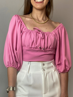 CROPPED ROMA ROSA - Use Lauth