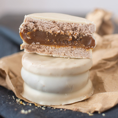 Alfajores Clásicos - Caja x 12 - il Toscano - Rotiseria y Pastelería Libre de Gluten