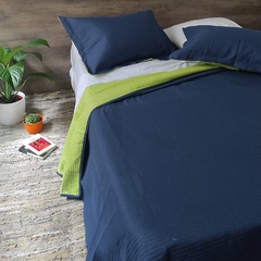 Cubrecama Sonic Reversible con funda de almohada Termosellado 1 1/2 plaza - tienda online