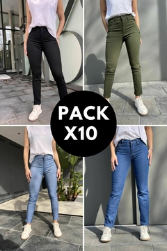 10 JEANS SURTIDOS DAMA