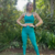 Conjunto legging e top MILAN CORES: BRANCO/ VERDE/ PRETO - comprar online