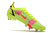 Chuteira Trava Mista Nike Mercurial Vapor XIV Elite Pro - Amarelo com detalhes em rosa e vermelho