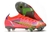 Chuteira Trava Mista Nike Mercurial Vapor XIV Elite Pro - Rosa com Amarelo