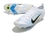 Chuteira Trava Mista Nike Mercurial Vapor XIII Elite Pro - Branco com detalhes em azul e colorido - loja online