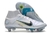 Chuteira Trava Mista Nike Mercurial Vapor XIII Elite Pro - Branco com detalhes em azul e colorido - comprar online