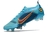 Chuteira Trava Mista Nike Mercurial Vapor XIII Elite Pro - Azul com detalhes em laranja - BR SOCCER | Camisas de time e artigos esportivos 