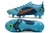 Chuteira Trava Mista Nike Mercurial Vapor XIII Elite Pro - Azul com detalhes em laranja