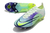 Imagem do Chuteira Trava Mista Nike Mercurial Dream Speed Superfly VIII Elite - Branco com azul e amarelo