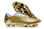 Chuteira Trava Mista Adidas X Speedportal 1 Crazyfast Messi x Argentina Edition - Dourado com detalhes em branco e azul