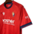 Camisa Osasuna I 24/25 - Torcedor Macron Masculina - Vermelha com detalhes em azul