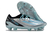 Chuteira Trava Mista Adidas X Speedportal 1 Crazyfast Messi Edition - Prata com detalhes em azul e preto