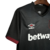 Camisa West Ham III 24/25 - Torcedor Umbro Masculina - Preta com detalhes em vermelho - ARTIGOS ESPORTIVOS | BR SOCCER