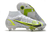 Chuteira Trava Mista Nike Mercurial Vapor XIV Elite Pro - Branco com detalhes em Cinza, Preto e Amarelo - comprar online