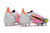 Chuteira Trava Mista Nike Mercurial Vapor XIV Elite Pro - Branco com detalhes coloridos