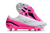 Chuteira Trava Mista Adidas X Speedportal 1 Crazyfast - Branco com detalhes em rosa e preto