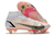 Chuteira Trava Mista Nike Mercurial Vapor XIV Elite Pro - Branco com detalhes em bege e rosa - comprar online