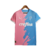 Camisa Palmeiras Outubro Rosa - Torcedor Puma Masculina - Rosa e azul com detalhes em branco