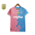 Camisa Palmeiras Outubro Rosa 23/24 - Torcedor Puma Masculina - Rosa e azul com patch Brasileirão