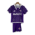 Kit Infantil Fiorentina I Kappa 23/24 - Roxo com detalhes em branco