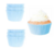 Forminha Cupcake Impermeável Forno Chantilly Glacê Confeitaria Mini Bolo 180 Unidades Mago - comprar online