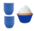 Imagem do Forminha Cupcake Impermeável Forno chantilly glacê confeitaria mini bolo 45 Unidades Mago