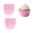 Forminha Cupcake Impermeável Forno chantilly glacê confeitaria mini bolo 45 Unidades Mago