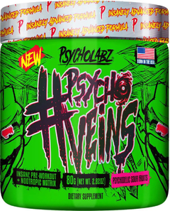 Pré-Treino Psycho Veins 80g - PsychoLabz