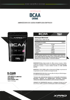 BCAA Morango 100g - XPRO Nutrition - comprar online