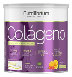Colágeno Verisol Ácido Hialurônico Silício Orgânico Biotina Coq-10 300g - Nutrilibrium
