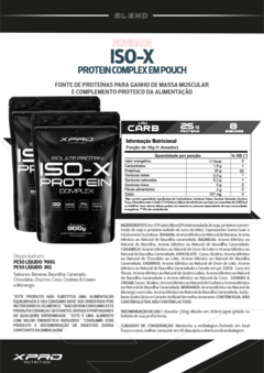 Whey Protein Iso-X 900g Refil - Xpro Nutrition - comprar online