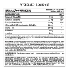 Psycho Cut 120 Cáps - Psycholabz - comprar online