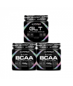 COMBO - 2 BCAA Powder 150g + 1 Glutamina GLT Complex 150g - Xpro Nutrition