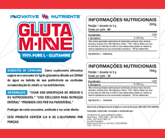 Glutamina 100% Pure 300g - Innovative Nutrients - comprar online