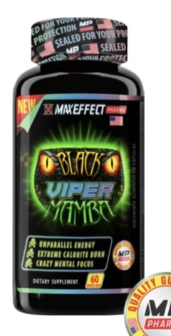 Black Viper Mamba 60 Caps - MaxEffect Pharma